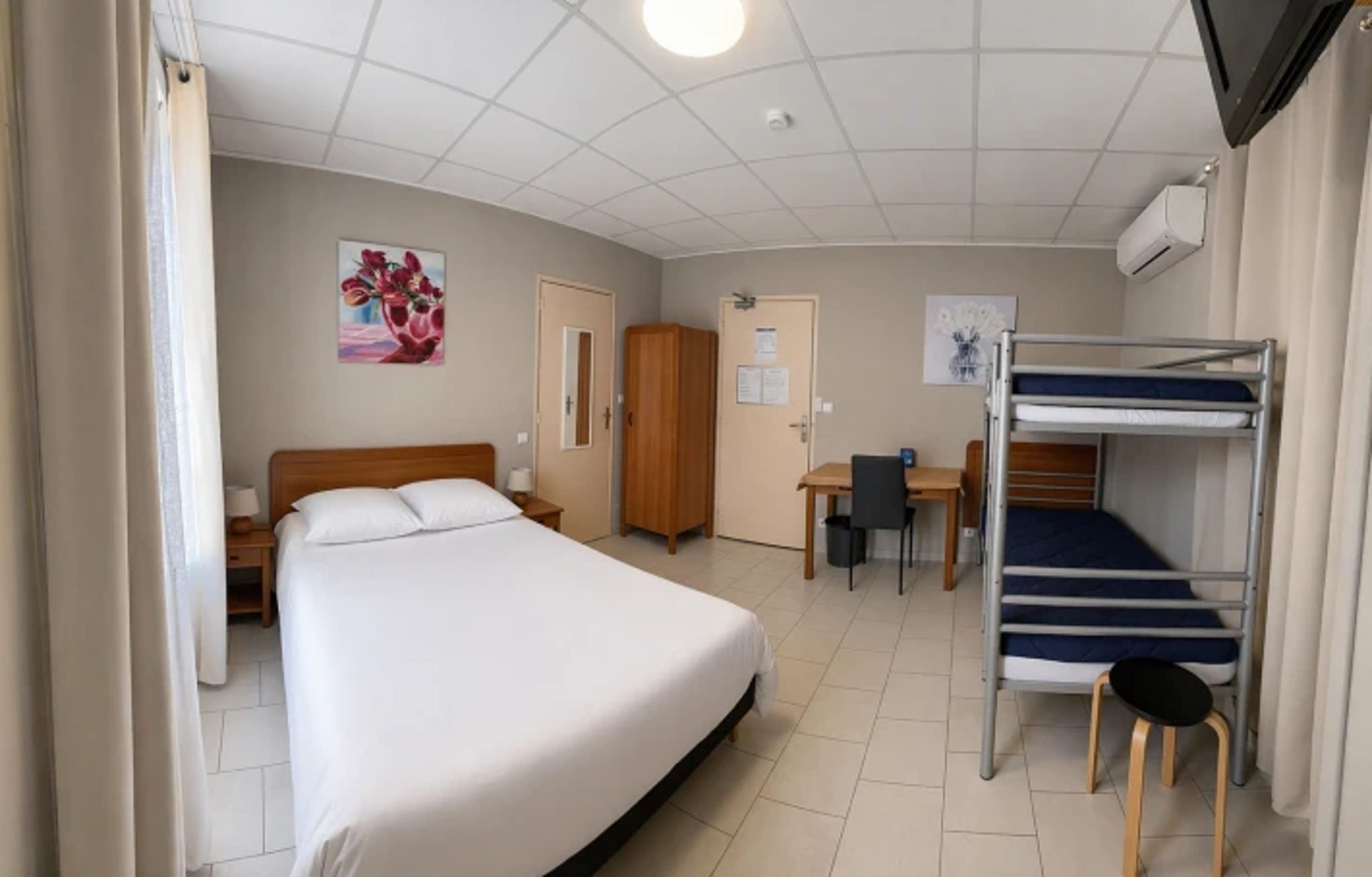 Chambre quadruple Hôtel Le Petit Logis Beaumont-en-Véron